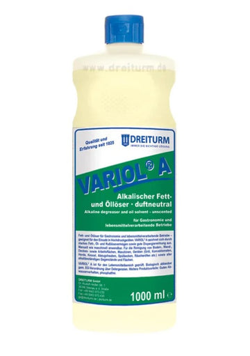 Dreiturm Variol A - alkalischer Fett- und Öllöser - 1 Liter Flasche