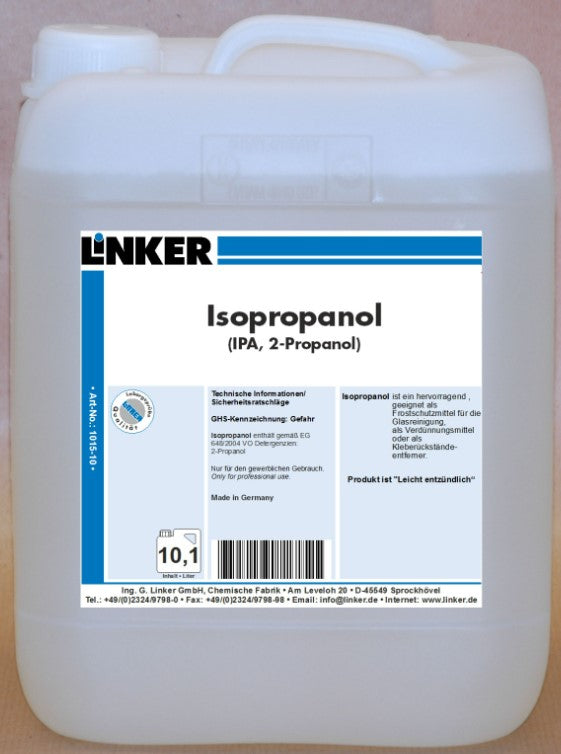 Linker Isopropanol 99,9 % Alkoholreiniger - 10 Liter Kanister