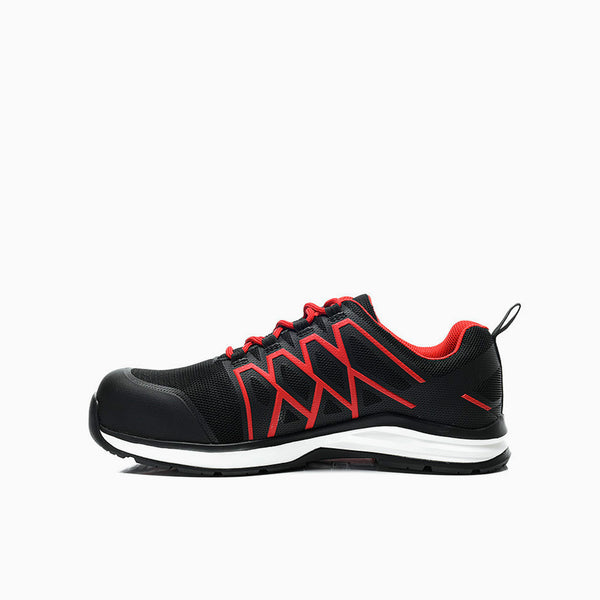 JORI Sicherheitshalbschuh SWIFT black-red Low ESD S1P