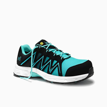 JORI Damenhalbschuh SPEEDY black-aqua Low ESD S1P