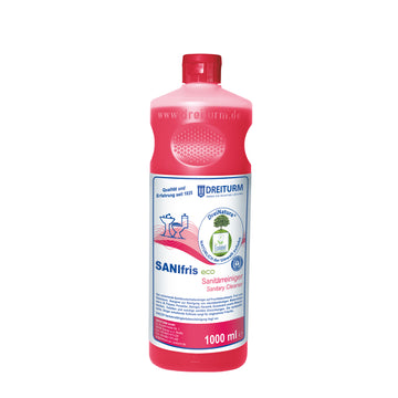 Dreiturm SANIfris eco DreiNatura Sanitär-Unterhaltsreiniger - 1 Liter Flasche