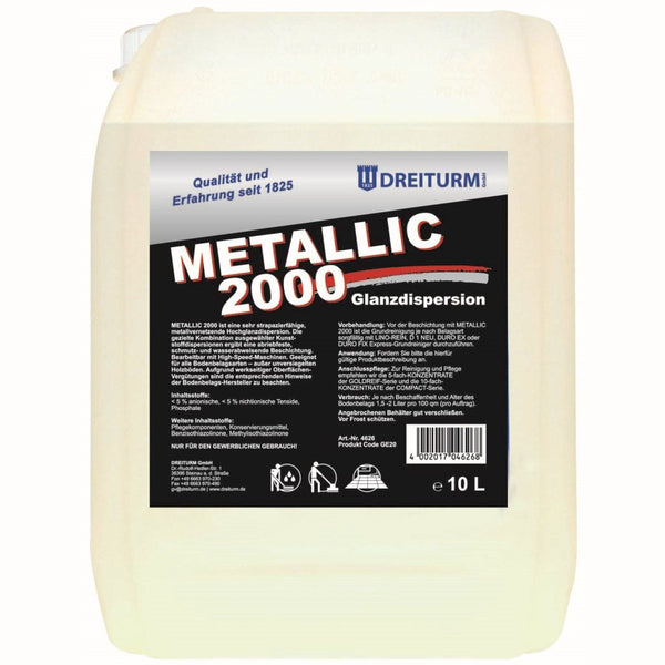 Dreiturm Metallic 2000 Hochglanzdispersion - 10 Liter Kanister