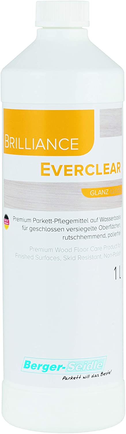 EVERCLEAR - Parkett Pflegemittel - 1 Liter Flasche