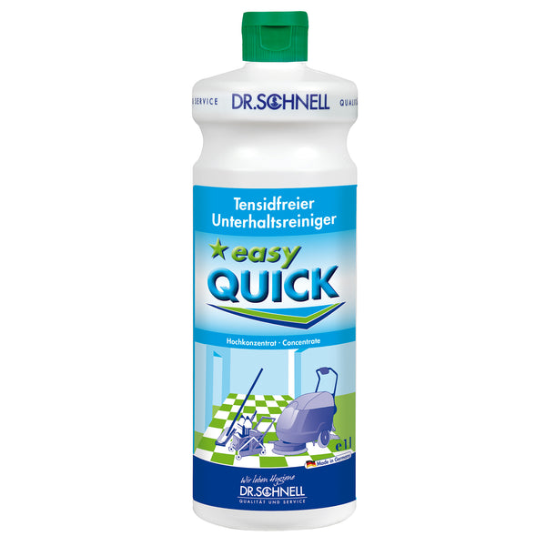 Dr. Schnell EASY QUICK Tensidfreier Unterhaltsreiniger für wasserfeste, mikroporöse Oberflächen und Feinsteinzeug - 1 Liter Flasche
