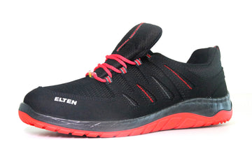 ELTEN Sicherheitsschuhe S3 MADDOX black-red Low ESD