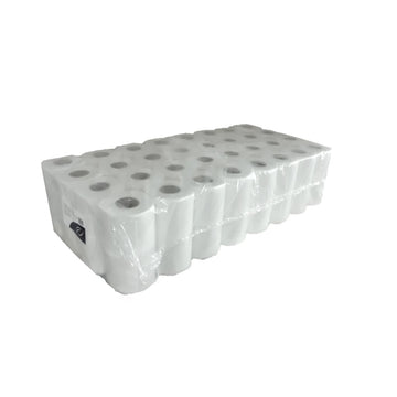 Toilettenpapier 2-lagig, weiß, hygienische Recyclingfasern