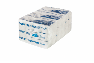 Toilettenpapier 3-lagig Zellstoff hochweiß